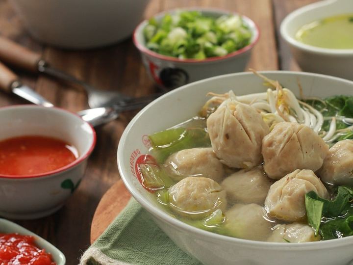 Foto ilustrasi bakso kuah
